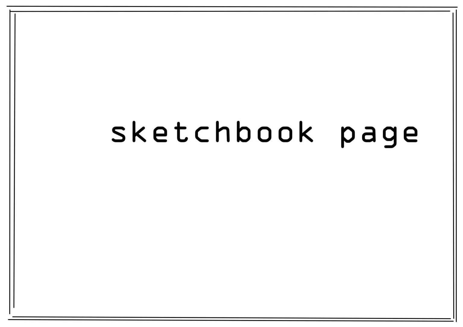sketchbookpage